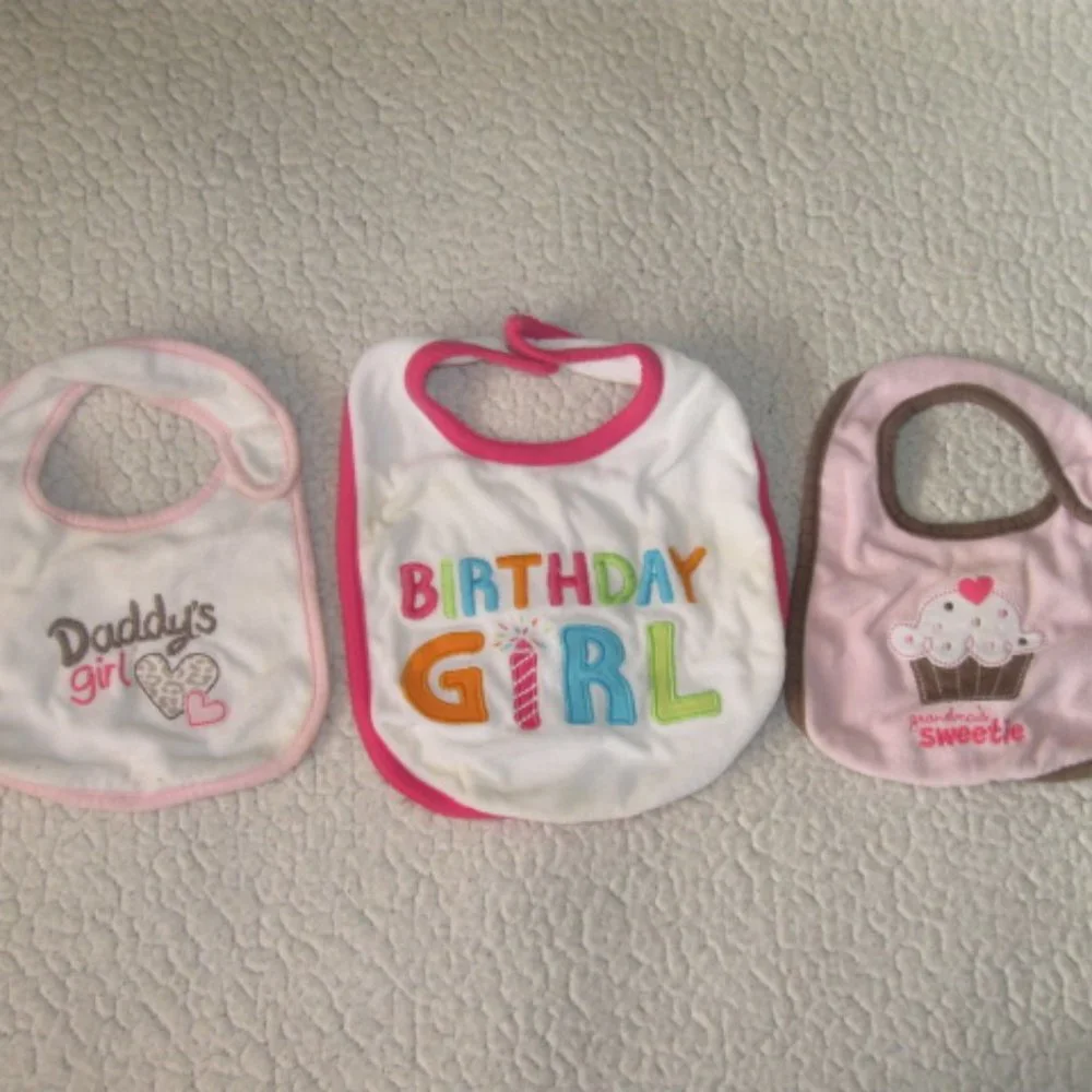 5/$20 Bundle of Girl's Bibs